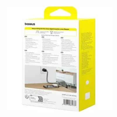 آداپتور شارژ دیواری 20 وات بیسوس Baseus GaN5S 20W Type-C Fast Charger CCAN20E5-S 5