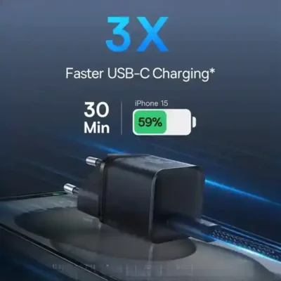 آداپتور دیواری 30 وات بیسوس Baseus GaN5S Fast Charger CCGAN30E5-S 5
