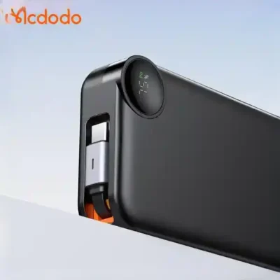 پاوربانک 30 وات 10000 با کابل تایپ سی متصل مک دودو Mcdodo FreeGo PowerBank MC-3870 2
