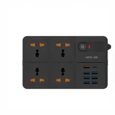چندراهی برق 3250 وات گرین لاین Power Socket 7 USB-A Port & 1 PD Port GNPS7UPDUKBK