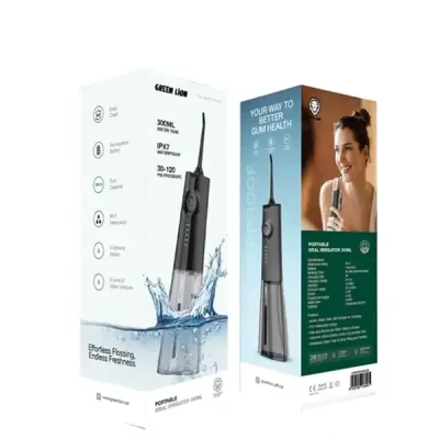 دهان شوی قابل حمل گرین لاین Green Lion Portable Oral Irrigator GNPROR300MLBK 3