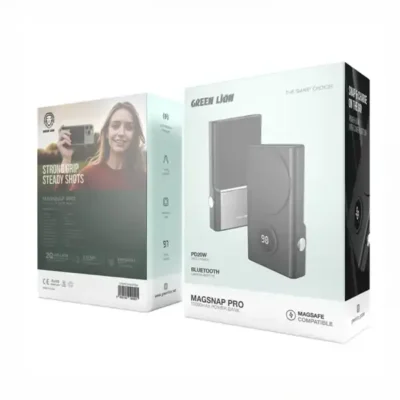 پاوربانک مگنتی 10000 گرین لاین Green Lion MagSnap Pro Power Bank GNMGSNAPBK 2