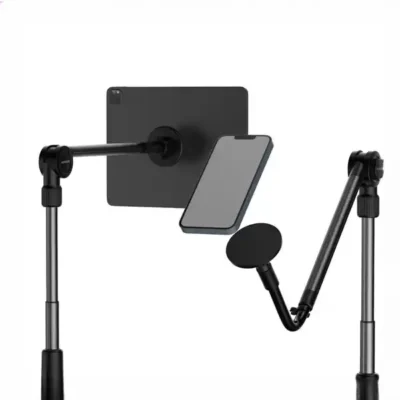 پایه نگه دارنده مگنتی موبایل Porodo Lazy Man Stand with Magnetic Suction PD-LMGS92 3