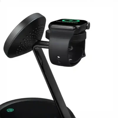 شارژر وایرلس 3 کاره رو میزی لولو Levelo Sienese 3 In 1 Wireless Charger LVLSN31WCBK 3