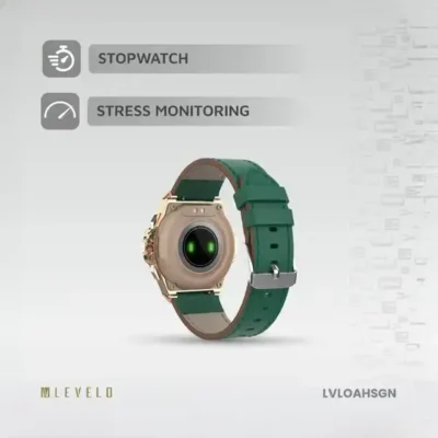 ساعت هوشمند لولو Levelo Oak Automatique Hybrid Smart Watch LVLOAHSBK 2