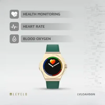 ساعت هوشمند لولو Levelo Oak Automatique Hybrid Smart Watch LVLOAHSBK 11