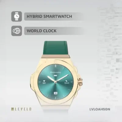 ساعت هوشمند لولو Levelo Oak Automatique Hybrid Smart Watch LVLOAHSBK 12