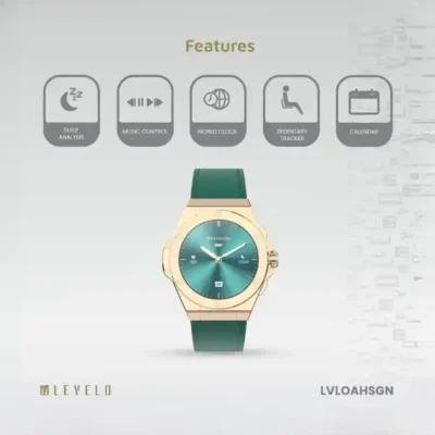 ساعت هوشمند لولو Levelo Oak Automatique Hybrid Smart Watch LVLOAHSBK 5
