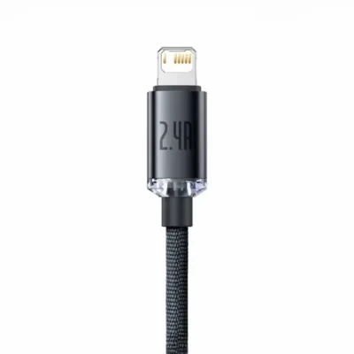 کابل شارژ USB به Lightning بیسوس 1.2متر Baseus Crystal Shine CAJY000001 2