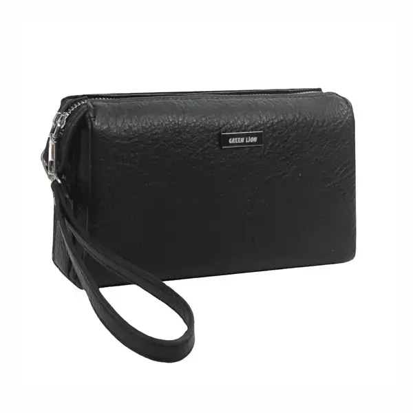 کیف چرمی دستی گرین لاین Green Lion Marly Clutch Bag GNMACLUBGBK