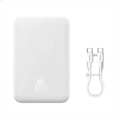 پاور بانک 20000 مگنتی 20 وات بیسوس Baseus Magnetic Mini Power Bank PPCXM20 5