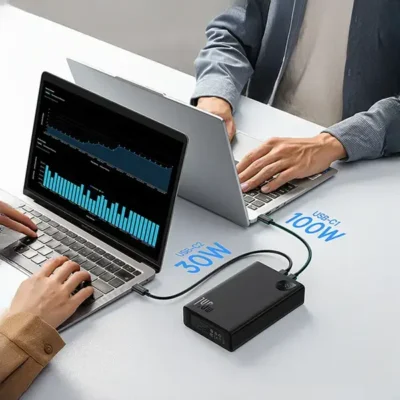 پاوربانک 140 وات 24000 بیسوس Baseus Adaman PD Power Bank PPAMD140 7