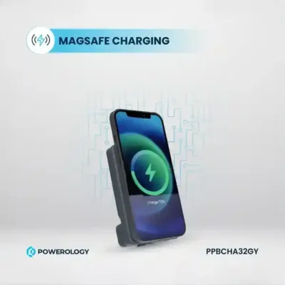پاوربانک وایرلس و هولدر دریچه کولری پاورولوژی Powerology 5000mAh Air-Vnet Power Bank PPBCHA32 7