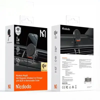 هولدر وایرلس رو داشبوردی و دریچه کولری مک دودو Mcdodo MagQ Qi2 Magnetic Wireless Car Charger CH-0090 3