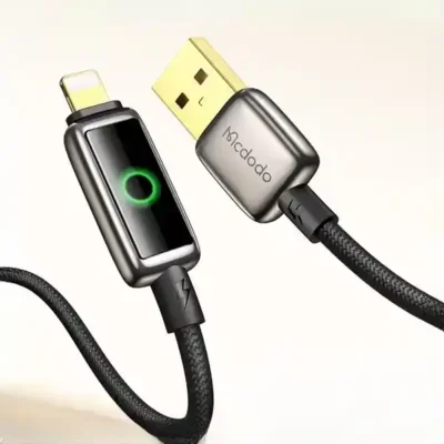 کابل شارژ لایتنینگ قطع کن دار 1.2 متر مک دودو Mcdodo Auto Power Off Cable CA-6590 2