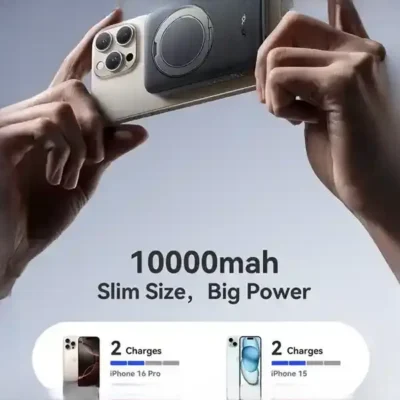 پاوربانک وایرلس مگنتی 10000 جویروم Joyroom 22.5W Magnetic Wireless Power Bank JR-PBM12 5