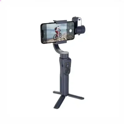 گیمبال با قابلیت تشخیص چهره پرودو Porodo 3-Axis Ai Tracker & Light Gimbal Stabilizer PD-LFST035