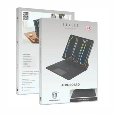 کیس کیبورد دار آیپد لولو Levelo Aeroboard Ipad Pro 13 2024 LVLABKP13BK 3