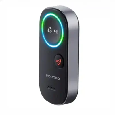 گیرنده صوتی بلوتوثی خودرو پرودو Porodo Wired To Wireless BT Audio transmitter PD-BTRCV 2