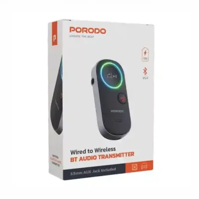 گیرنده صوتی بلوتوثی خودرو پرودو Porodo Wired To Wireless BT Audio transmitter PD-BTRCV 3