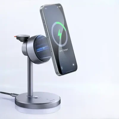 شارژر وایرلس سه کاره مک دودو Mcdodo MagQ Qi2 Magnetic Wireless Charging Station CH-2463 5