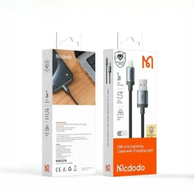 کابل شارژ سریع لایتنینگ 3 آمپر مک دودو مدل MCDODO USB-A to Lightning CA-2030 5