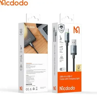 کابل شارژ سریع USB به تایپ سی 60وات 3 آمپر مک دودو MCDODO  USB-A to Type-c CA-3960 2