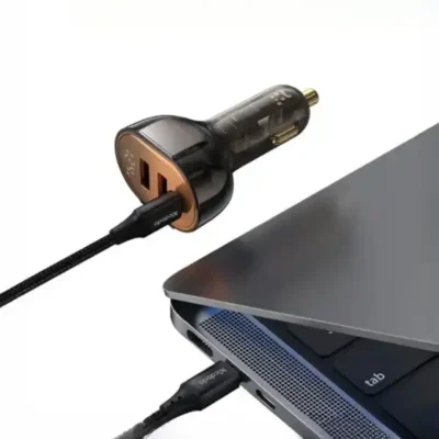 شارژر فندکی سه پورت 100 وات مک دودو Mcdodo Digital Display PD Car Charger CC-2300 3