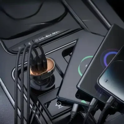 شارژر فندکی سه پورت 100 وات مک دودو Mcdodo Digital Display PD Car Charger CC-2300 9