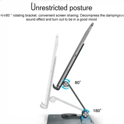 استند رومیزی موبایل و تبلت مومکس MOMAX Mobile & Tablet Rotating Stand KH8 3