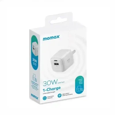 آداپتور شارژر دیواری 30 وات مومکس مدل Momax um71cn 2