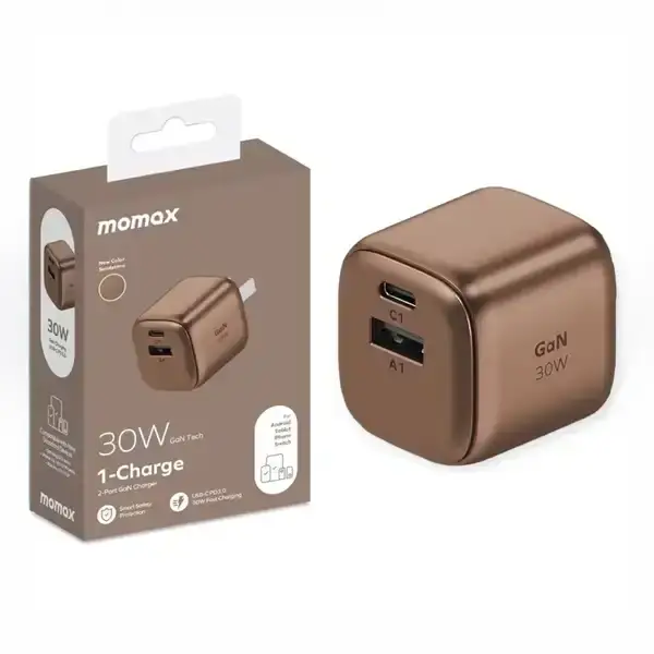 آداپتور شارژر دیواری 30 وات مومکس مدل Momax um71cn
