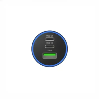 شارژر فندکی سه پورت 100 وات مومکس Momax MoVe Car Charger UC17E 4