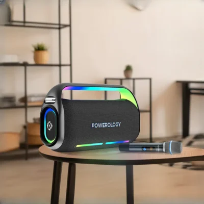 اسپیکر بلوتوثی پاورولوژی Powerology Deep Bass Party Speaker PWLAU012 14