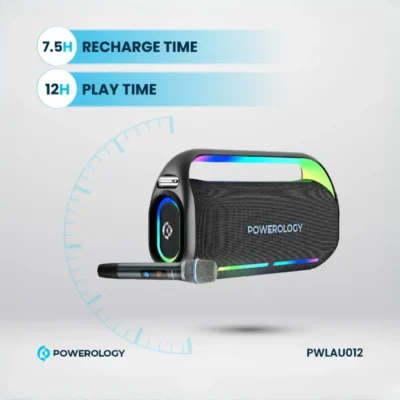 اسپیکر بلوتوثی پاورولوژی Powerology Deep Bass Party Speaker PWLAU012 4