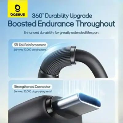کابل سه سر 1.3 متر بیسوس Baseus 3.5A Ultra-Fast Charging Cable CB000161 5