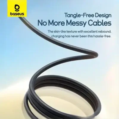 کابل سه سر 1.3 متر بیسوس Baseus 3.5A Ultra-Fast Charging Cable CB000161 6
