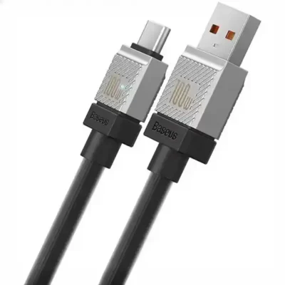 کابل شارژ 100 وات تایپ سی فست بیسوس Baseus CoolPlay Series Type-C CAKW00060 6