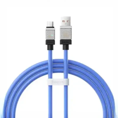 کابل شارژ 100 وات تایپ سی فست بیسوس Baseus CoolPlay Series Type-C CAKW00060 9