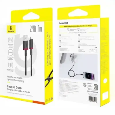 کابل لایتنینگ 1 متر بیسوس Baseus Dura Lightning Charging Cable CB000122 3