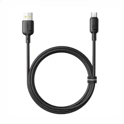 کابل تایپ سی 100 وات یک متر بیسوس Baseus Silky Series 1m 100W USB to USB-C CB000113