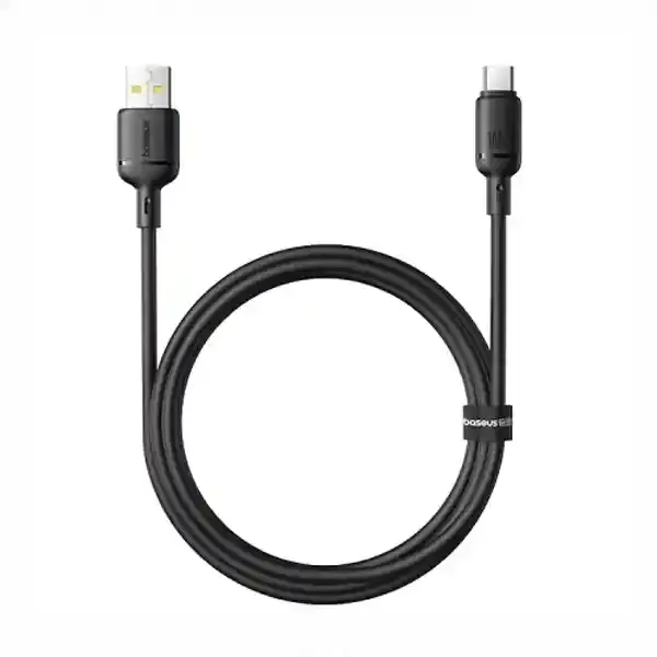 کابل تایپ سی 100 وات یک متر بیسوس Baseus Silky Series 1m 100W USB to USB-C CB000113