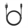 کابل شارژ لایتنینگ 1 متر بیسوس Baseus Silky Series lightning cable CB000115
