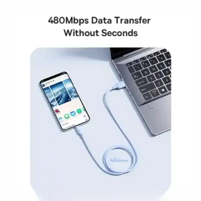 کابل شارژ لایتنینگ 1 متر بیسوس Baseus Silky Series lightning cable CB000115 4