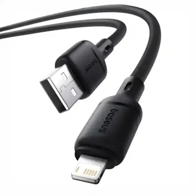 کابل شارژ لایتنینگ 1 متر بیسوس Baseus Silky Series lightning cable CB000115 6