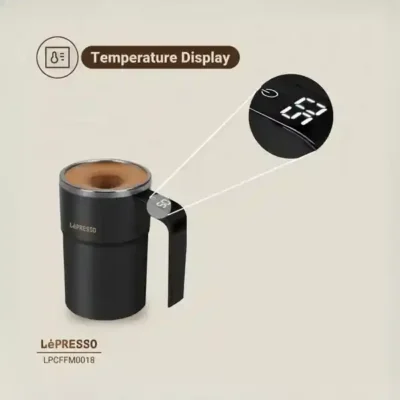 ماگ همزن مغناطیسی لپرسو LePresso Stirmagic Auto Stirring Mug LPCFFM0018 3