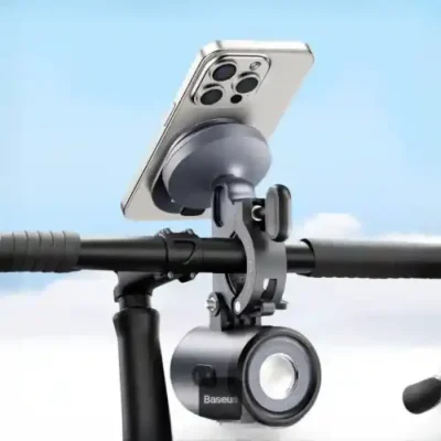 هولدر و چراغ قوه دوچرخه و موتور بیسوس Baseus PrimeTrip Light And Bike Holder BS-CG025 7