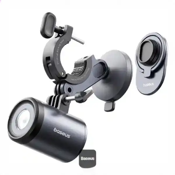 هولدر و چراغ قوه دوچرخه و موتور بیسوس Baseus PrimeTrip Light And Bike Holder BS-CG025