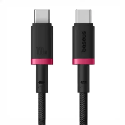 کابل دو سر تایپ سی 1 متر بیسوس Baseus Dura 100W Type-C To Type-C Cable CB000121 2