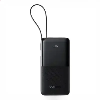 پاوربانک 20وات 20000 با کابل بیسوس Baseus Power Bank Bipow 2 With Cable PPBD2-2W20